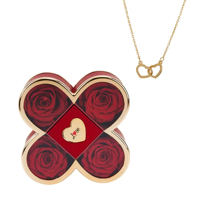 Eternal Clover & Personalized Necklace