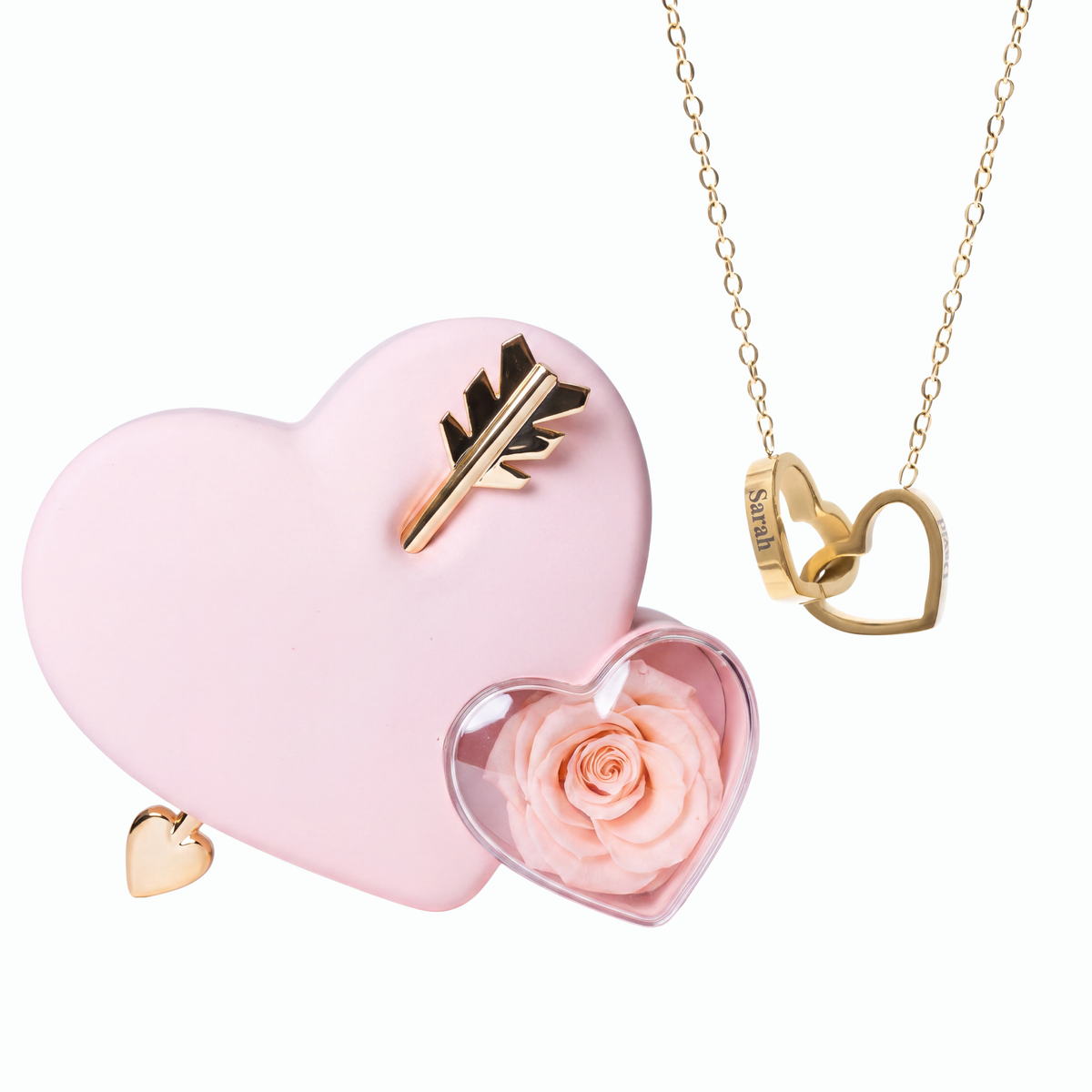Eternal Heart & Personalized Necklace