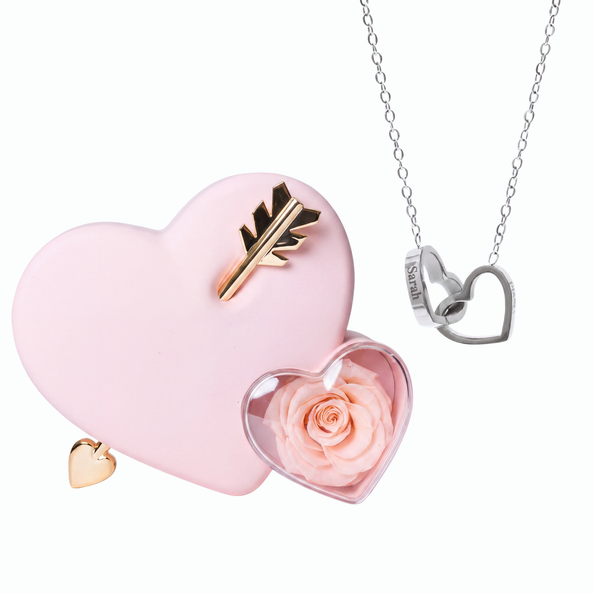 Eternal Heart & Personalized Necklace