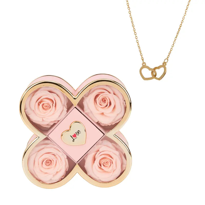 Eternal Clover & Personalized Necklace