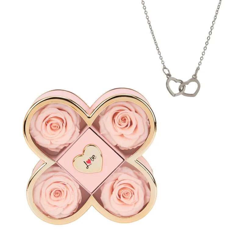 Eternal Clover & Personalized Necklace