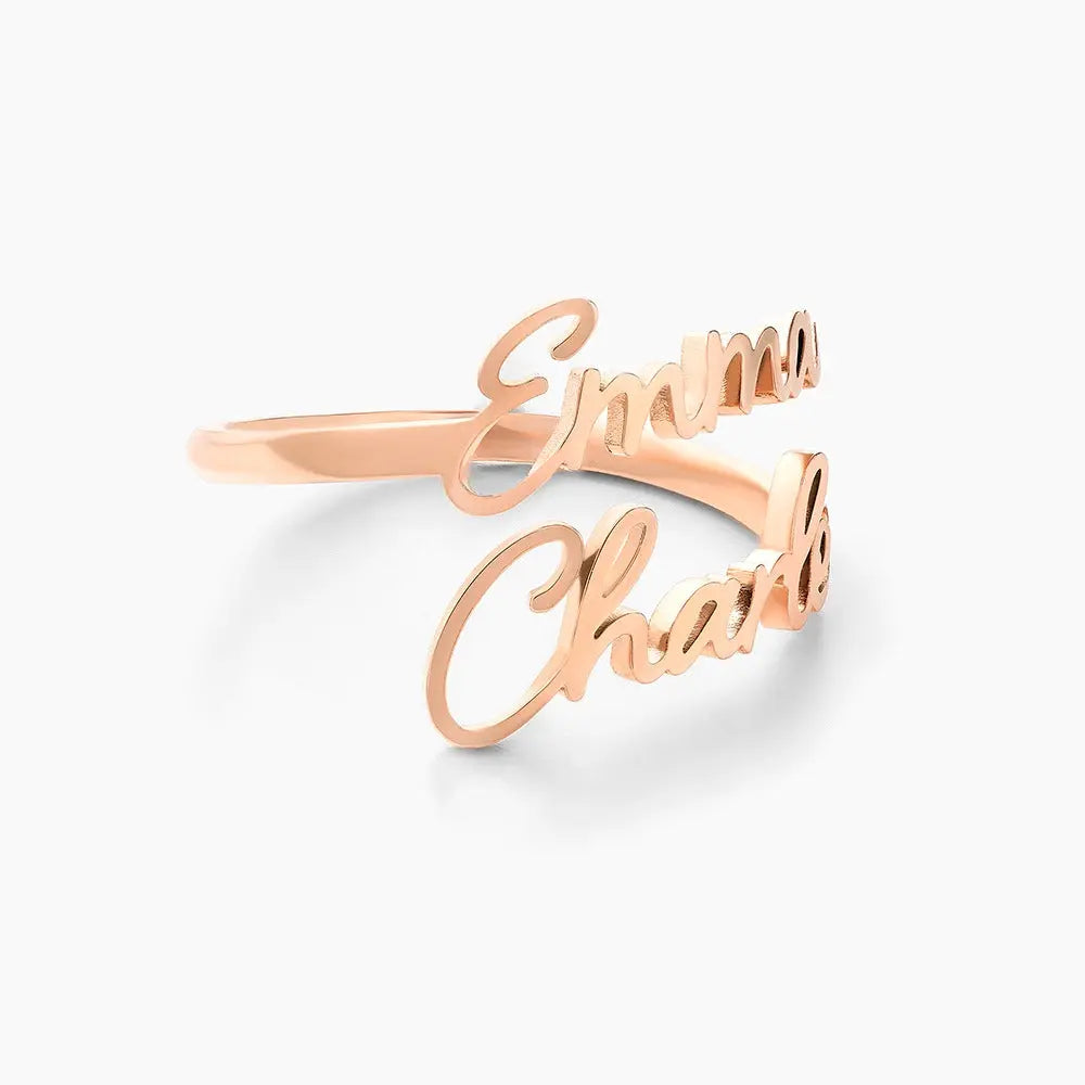 Anillo con nombre personalizado