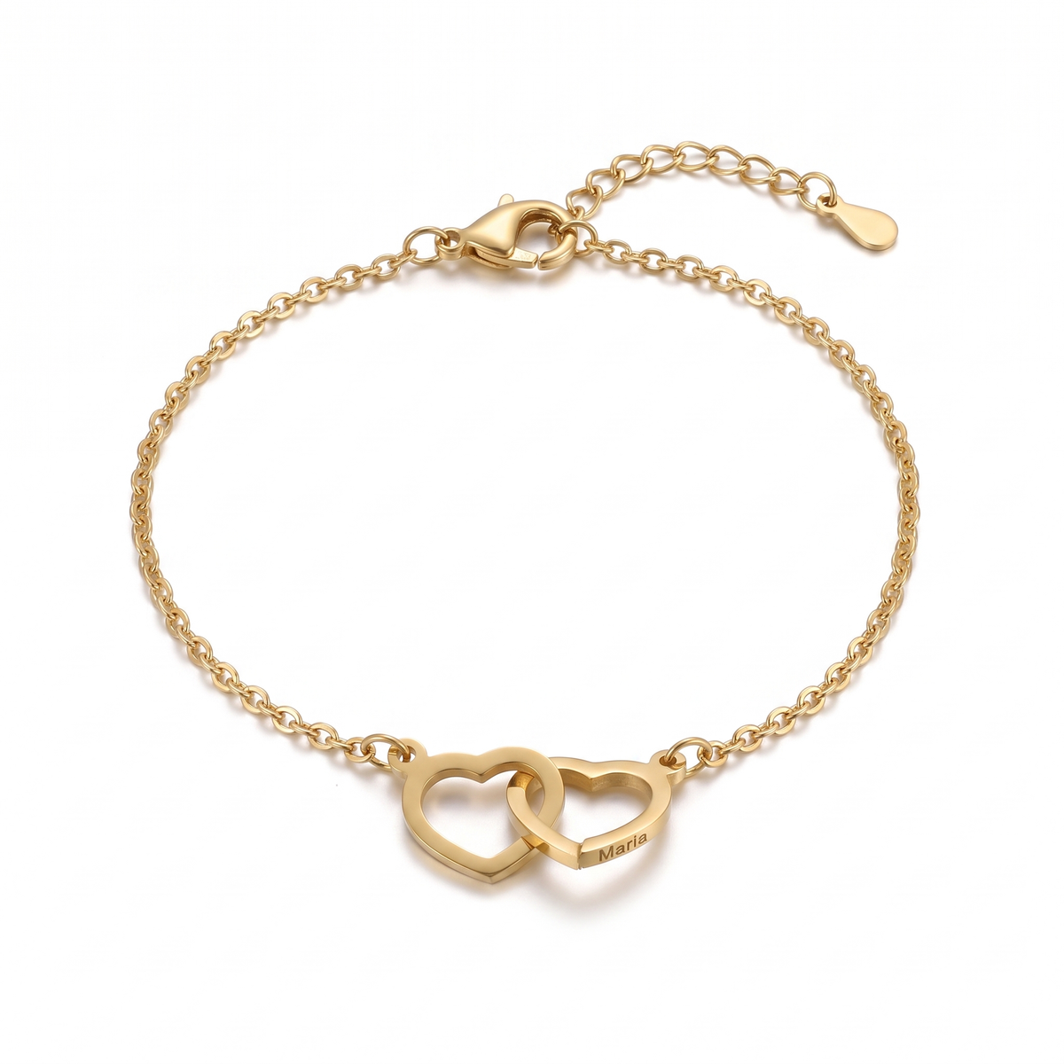 Matching Personalized Bracelet, gold