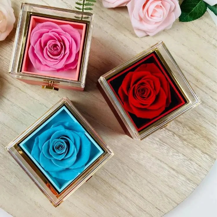 Roses Éternelles & Collier Personnalisé - Soraya Memories