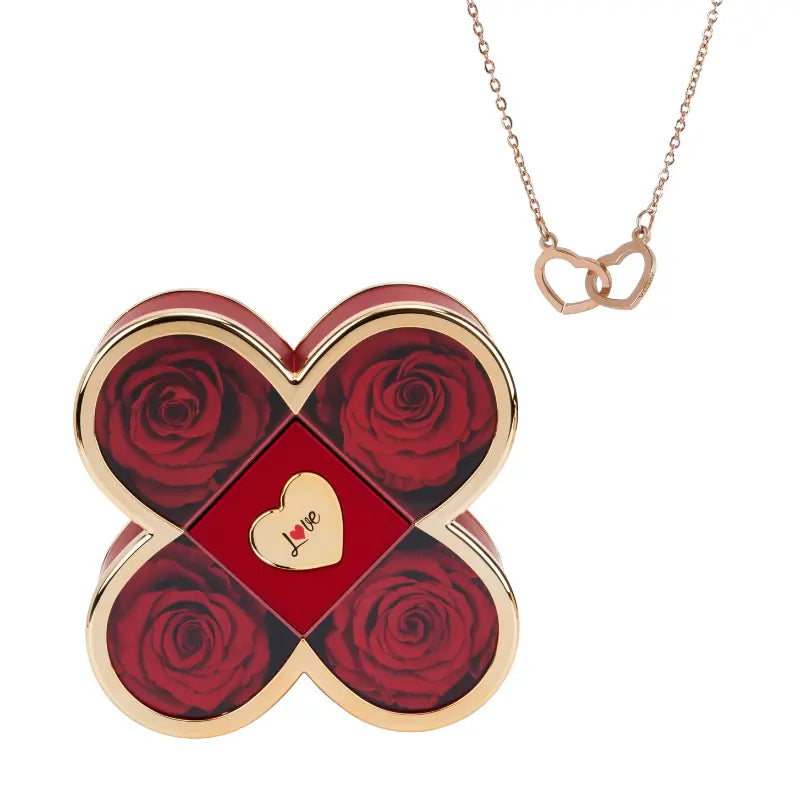 Eternal Clover & Personalized Necklace