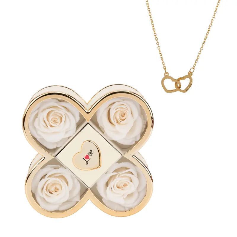 Eternal Clover & Personalized Necklace