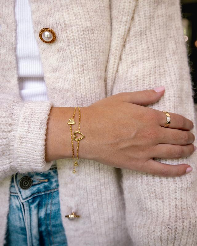 Pulsera Corazones a juego