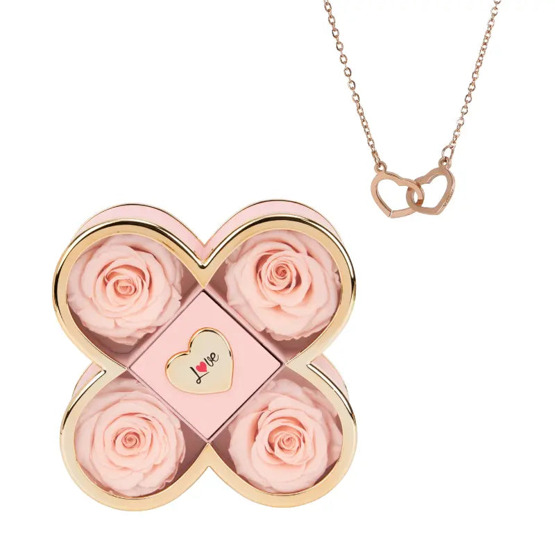Eternal Clover & Personalized Necklace