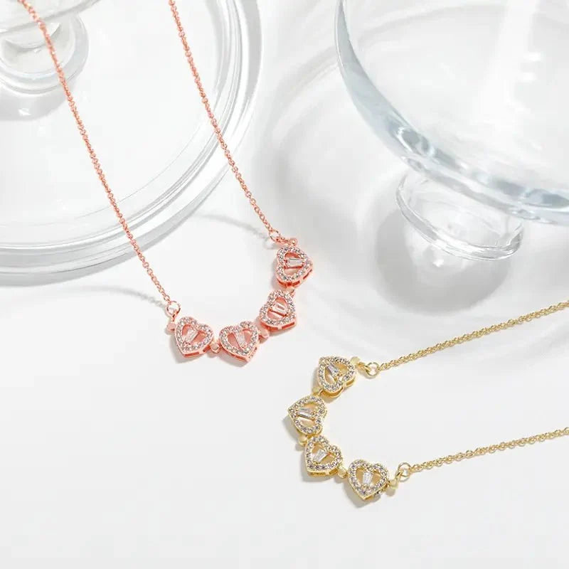 Collier trèfle coeurs - Soraya Memories