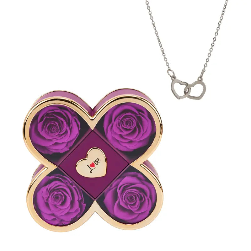 Eternal Clover & Personalized Necklace