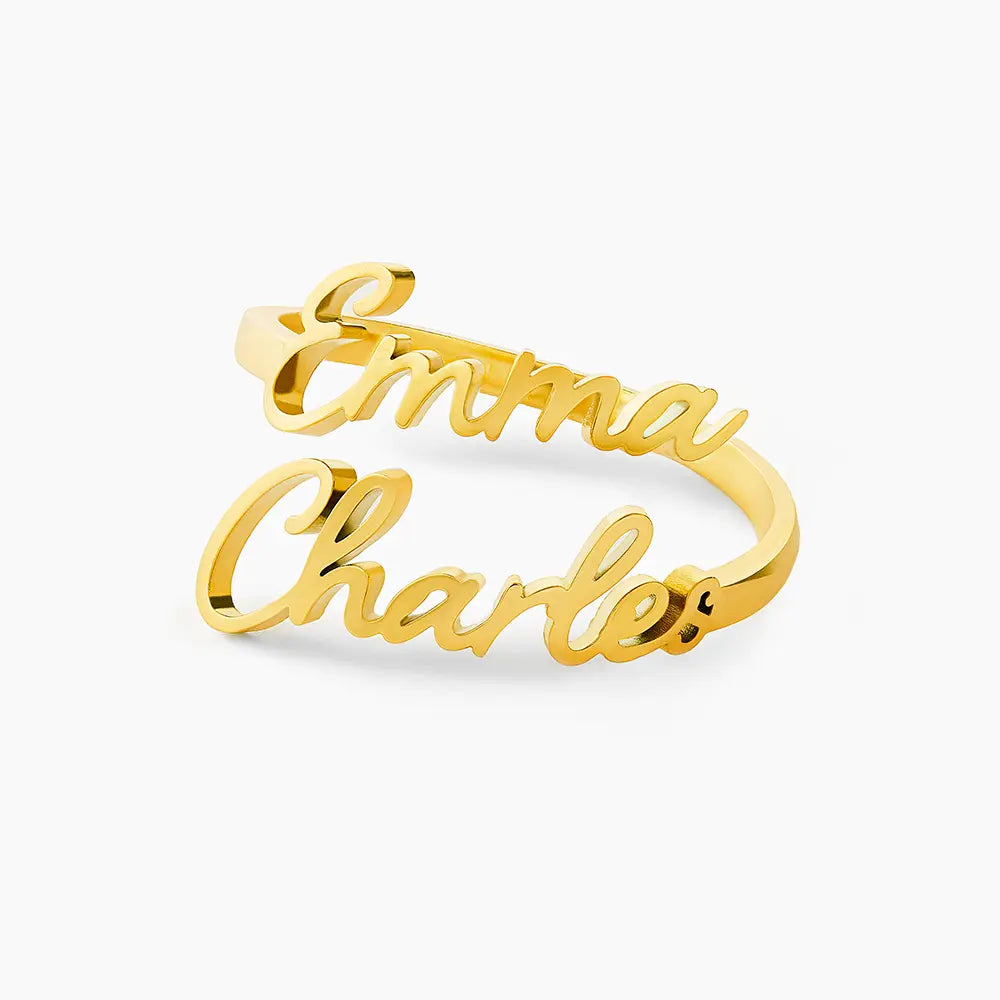 Anillo con nombre personalizado
