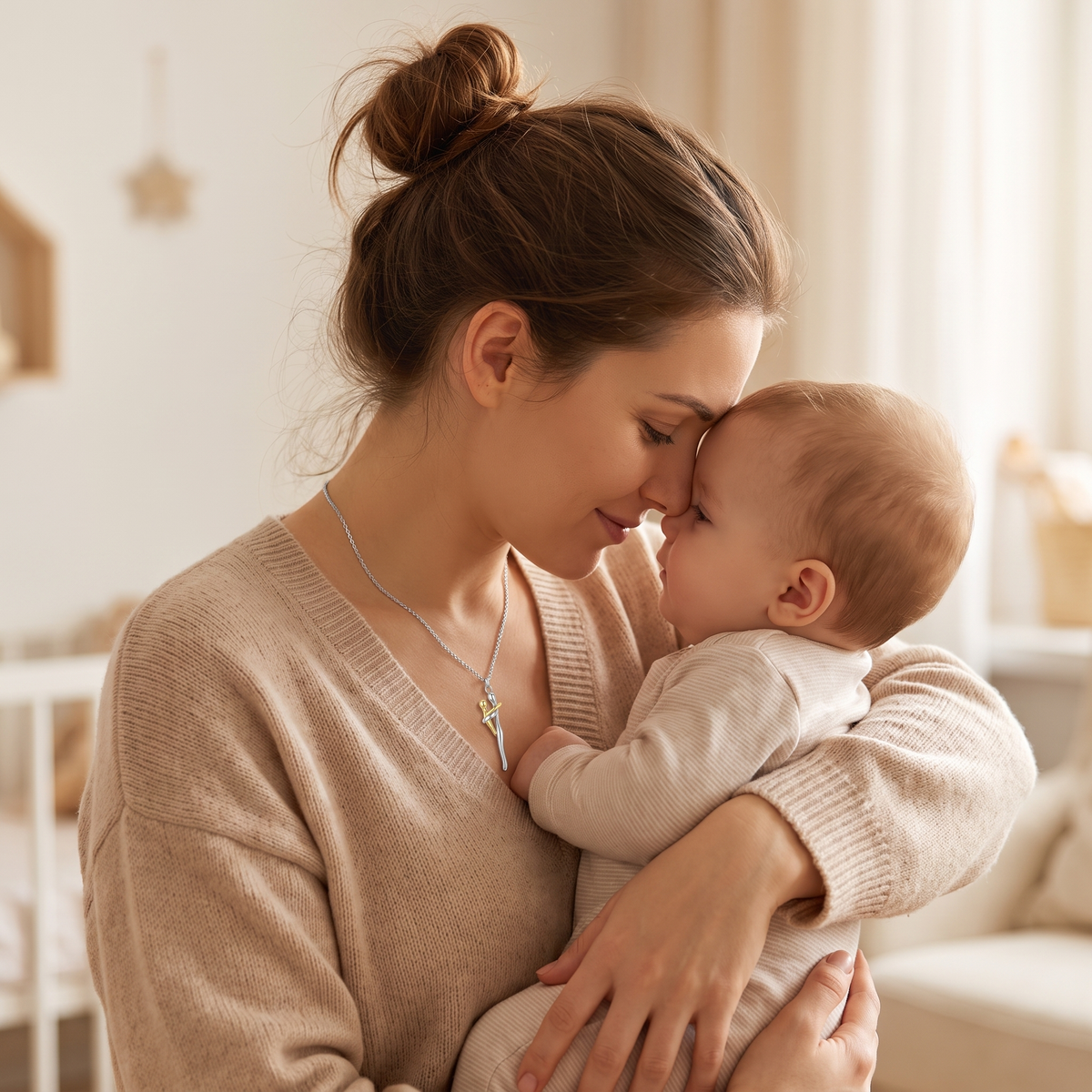Collar de madre e hijo