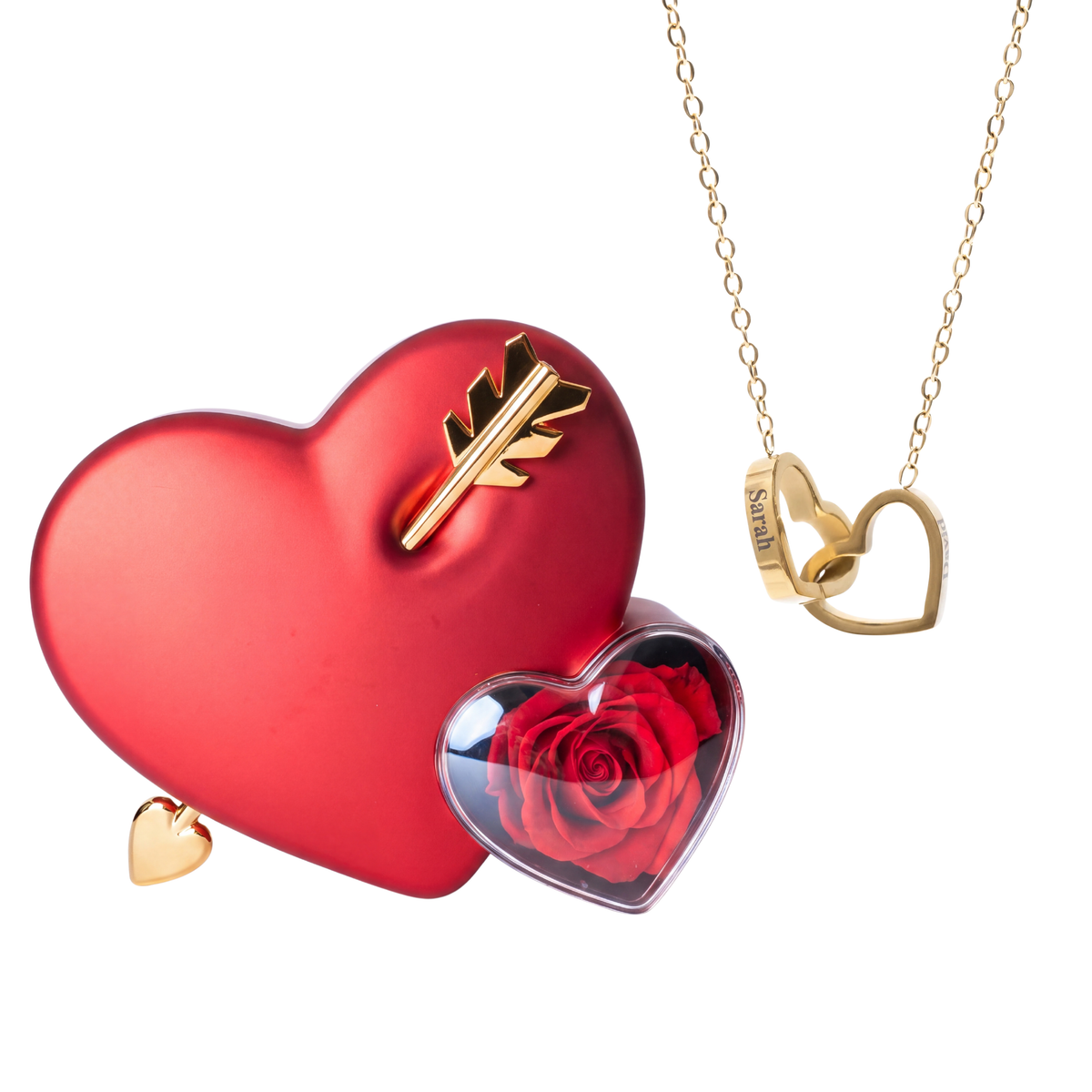 Eternal Heart & Personalized Necklace